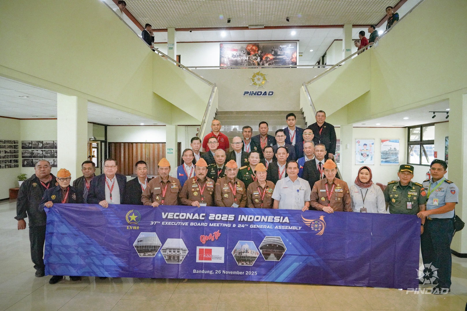 Perluas Wawasan Bidang Pertahanan, Veteran Confederation of ASEAN Countries Kunjungi PT Pindad