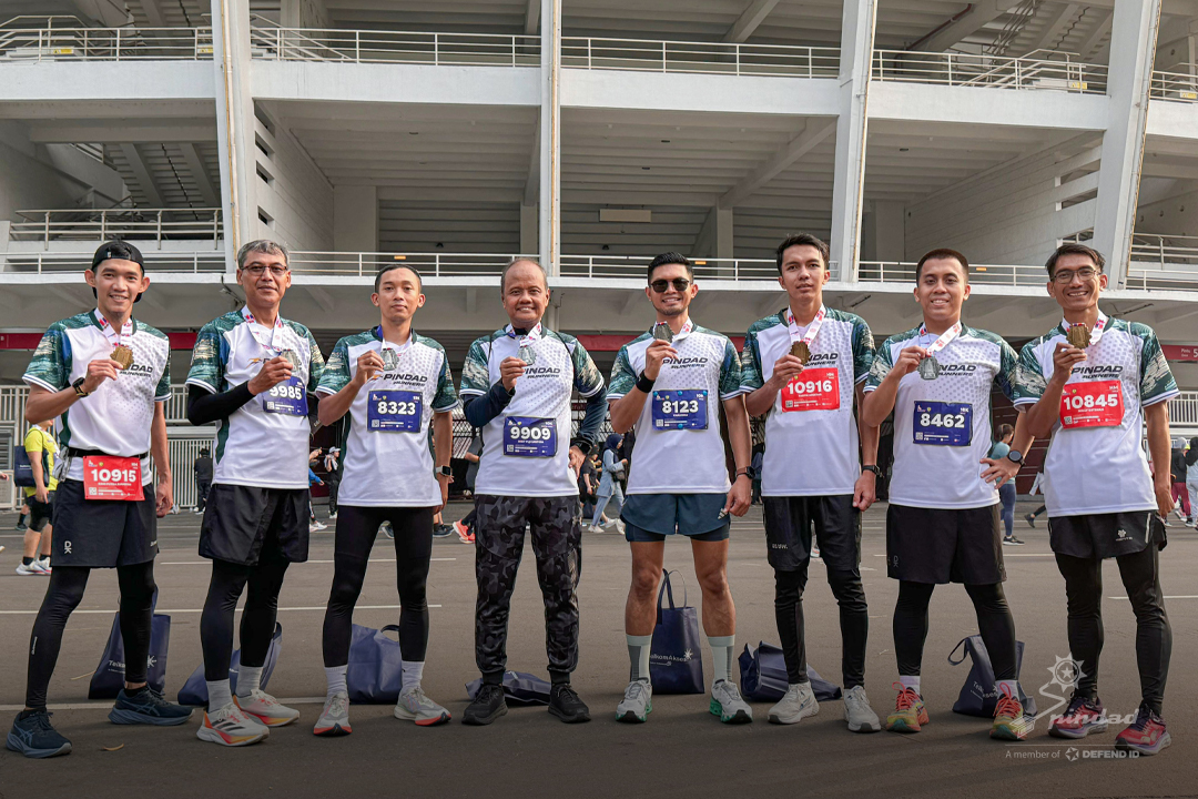 Dukung Pelestarian Lingkungan, Dirtekbang Bersama Pindad Runners Ikuti Telkom Digiland Run 2024