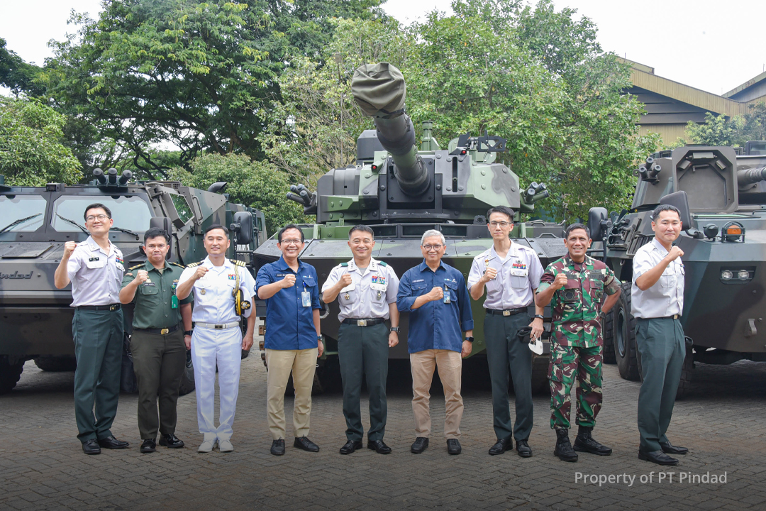 Jajaki Kerjasama di Bidang Hankam, Komandan Logistik Angkatan Darat Korea Selatan Kunjungi Pindad