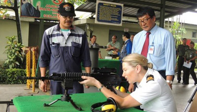 Kunjungan New Zealand Defence Force ke PT Pindad (Persero)
 
 