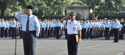 Upacara Peringatan Hari Ulang Tahun yang ke-68 Republik Indonesia di PT Pindad (Persero)